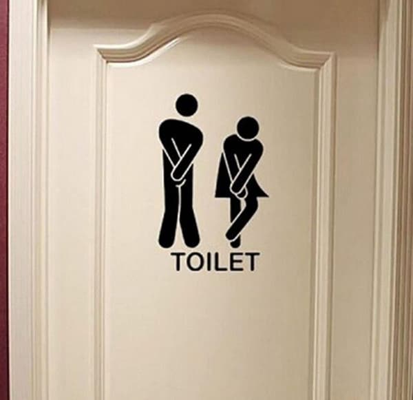 Naisten WC-tarra