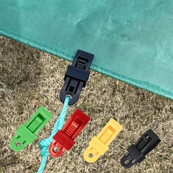 6st Tält presenning clips låsning markis klämma snäpphängare överlevnad