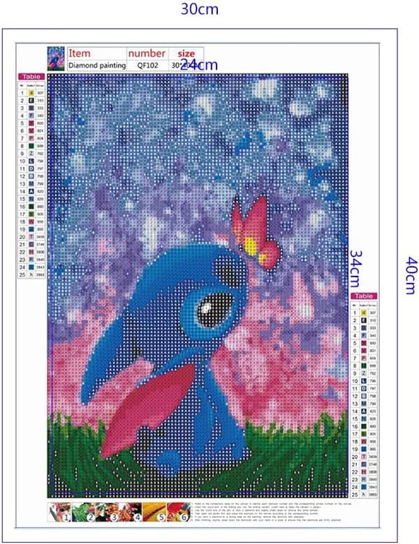 30*40CM DIY Mosaik Fuld Diamantbroderi 5D efter nummer Dyr Ka
