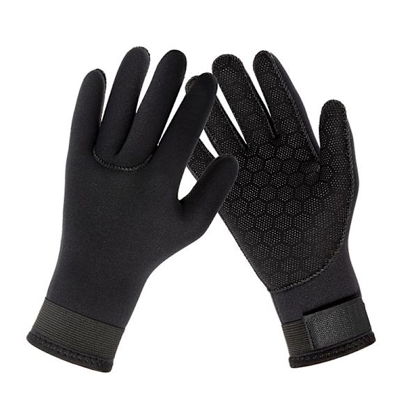 3mm Neoprenhandsker - Fleksible og skridsikre - Femfinger Svømning