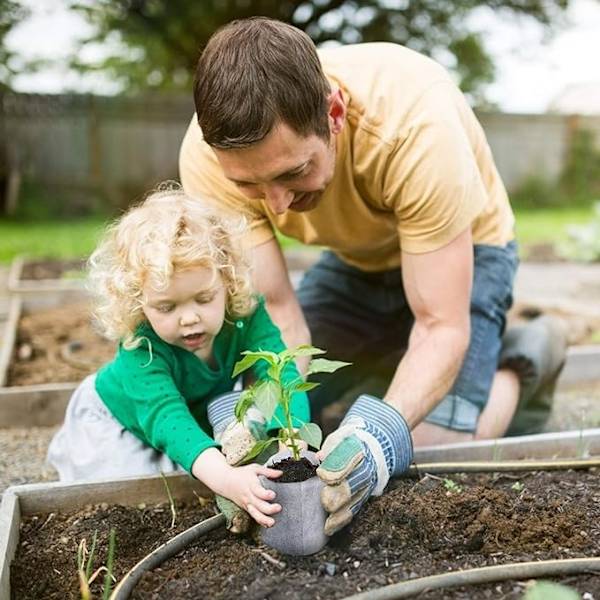 600 stk. Biologisk nedbrydelige planteposer Biologisk nedbrydelige ikke-vævede planteskole