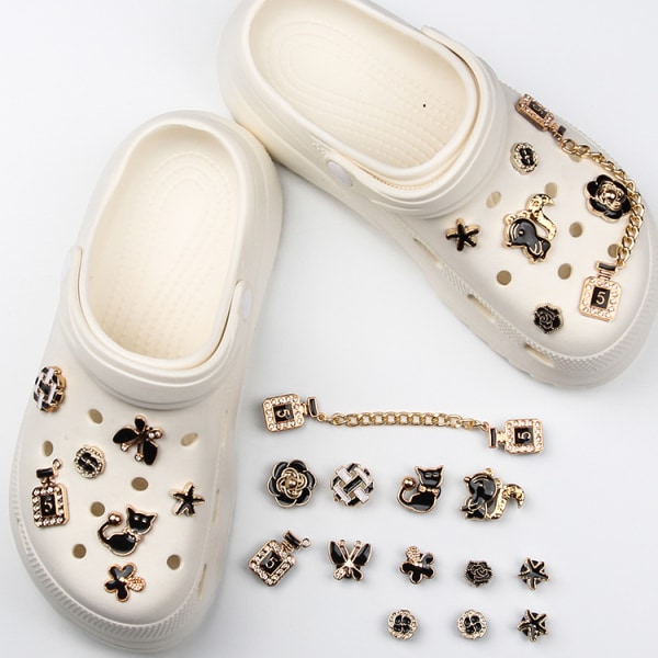 13 Crocs-tilbehør DIY-sko blomster egnet for hagesko t