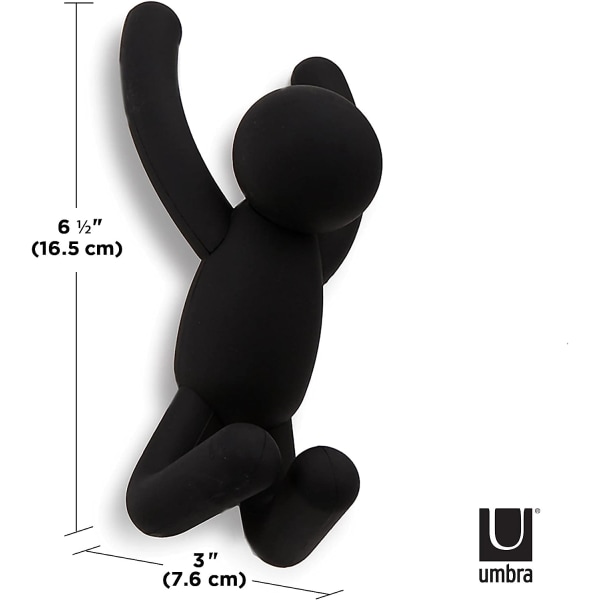 Matchende Buddy-kroker. Umbra Buddy veggkrok - Dekorativ veggmontering