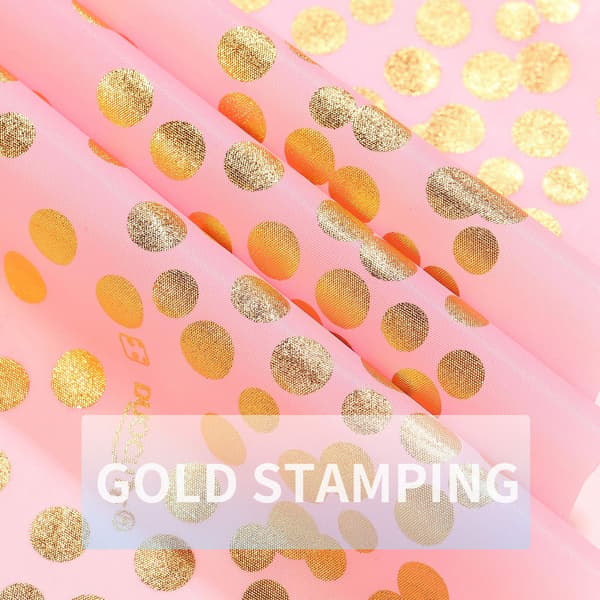 1 st engångsbruk rosa och guld fest bordsduk för rektangulär T