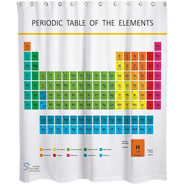 Bruseforhæng anti-skimmel vandtæt 180cm x 180cm