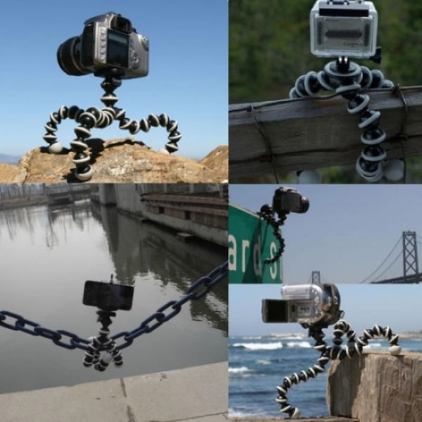 Flexibelt stativ för kamera - Stativ för mobil / GoPro (16 cm) B