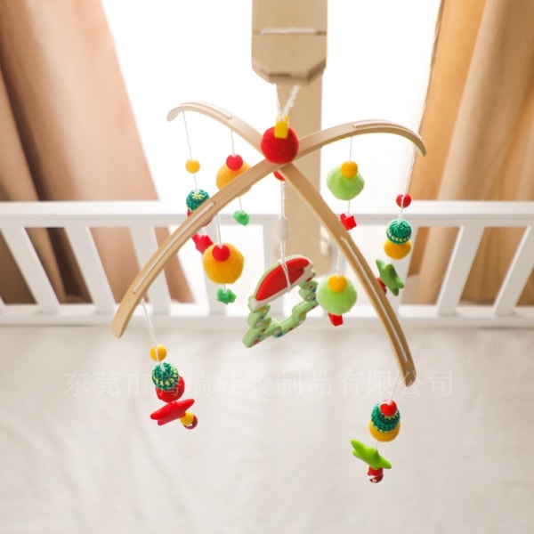 1pc (Christmas Mobile) baby mobile Christmas tree wood baby mobil