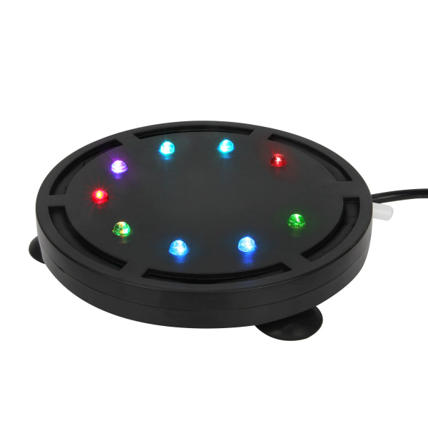 12 flerfarget RGB LED akvarium undervannsboble undervannslys