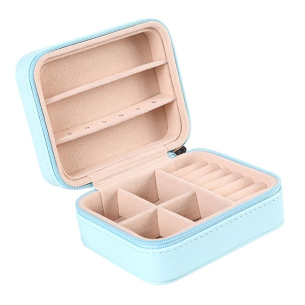Smyckeskrin Liten Smyckeskrin PU Läder Smyckeskrin (1 st rosa)