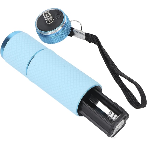1 kpl sininen taskulamppu kynsilamppu, Mini UV LED -kynsilamppu geelikynsille