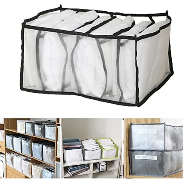 Sammenklappelig Garderobe Tøj Skuffe Organizer Multipurpose Stor Kapacitet