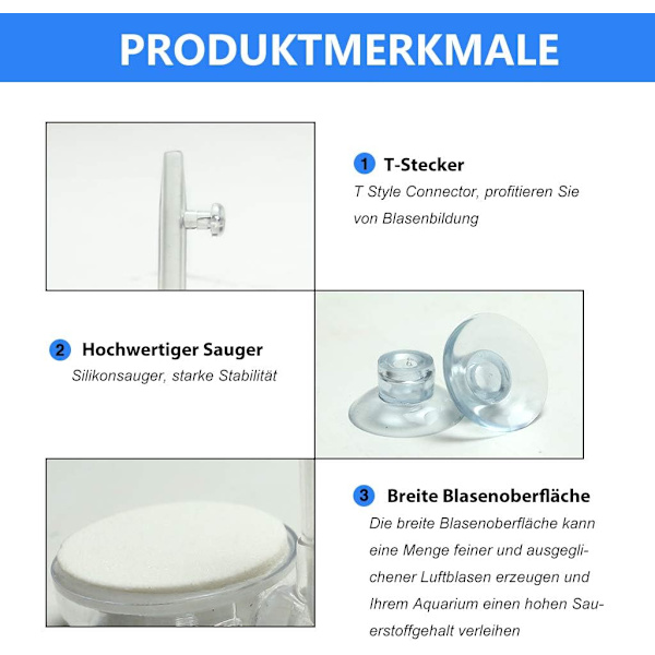 Akvarie Luftsten, Akvarie Nano Luftsten Lydløs Opløst Oxyge