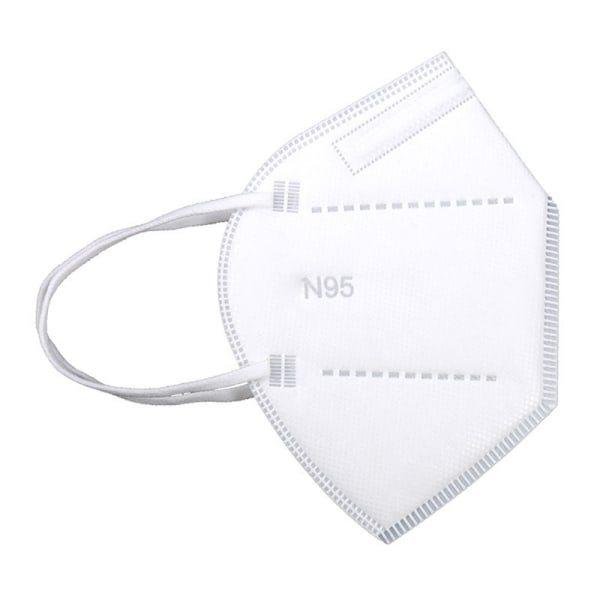 N95-masker [Pakke 100 enheder] Engangsmasker [Hvide] Fem lag [