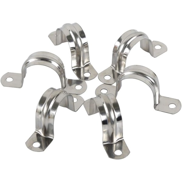 10MM 304 Rustfritt Stål U-Rørklemme Koblingsring Rørklemme
