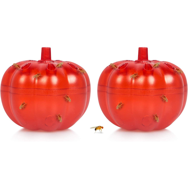 2-pack inomhus fruktflugefällor, insektsdödare för inomhus/utomhus K