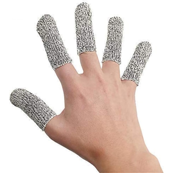 Pakke med 5 fingerbeskyttelseshandsker, der er modstandsdygtige over for fingre og fingre