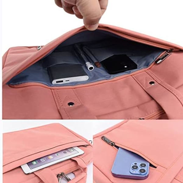 Luksus Vandtæt Nylon Holdbar Laptop Computer Messenger Taske Cas