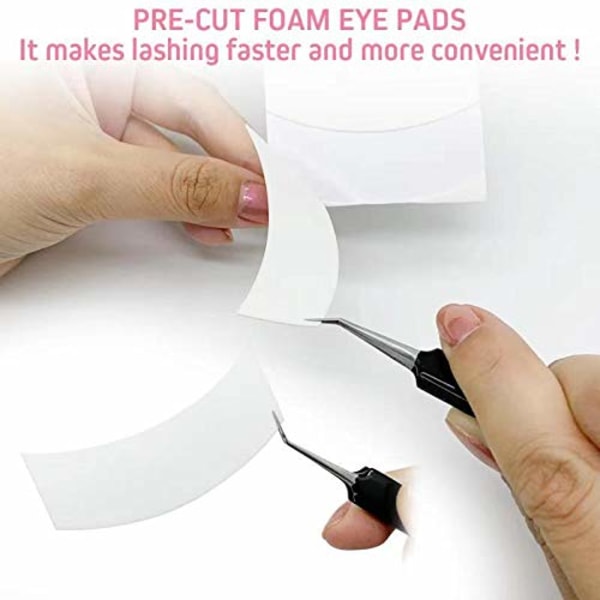 Foam Eye Pads Ripsienpidennykset -110 KPL Pre Cut Medical Foam Tape