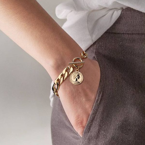 1 st utsökt delikat legering hand smycken handled smycken hänge d
