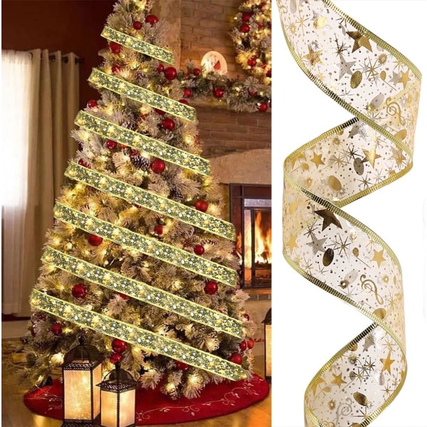 Gull juletrebåndlys, 5M julebåndlys, LE