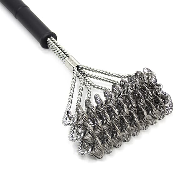 1 stk. grillrenser grilltilbehør grillbørste rustfrit stål S