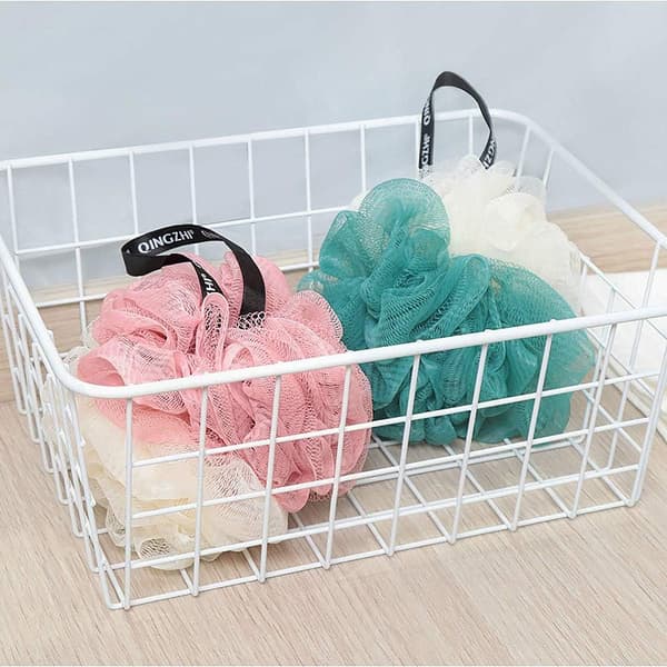 Badpuff Mesh Brush Extra Dense Duschboll för Loofah Sponge Body Scrub Puff （6 pack）