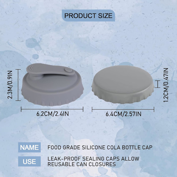 12 st Slim Can Lids Silikon Dryckesburk Lock Protector för Slim