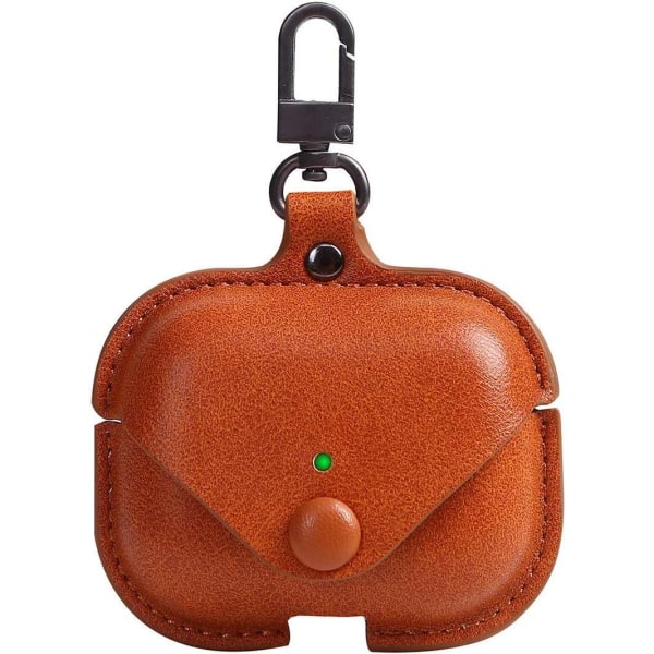 AirPods 3 3rd Generation Case Cover 2021 Skinn med nøkkelring, S