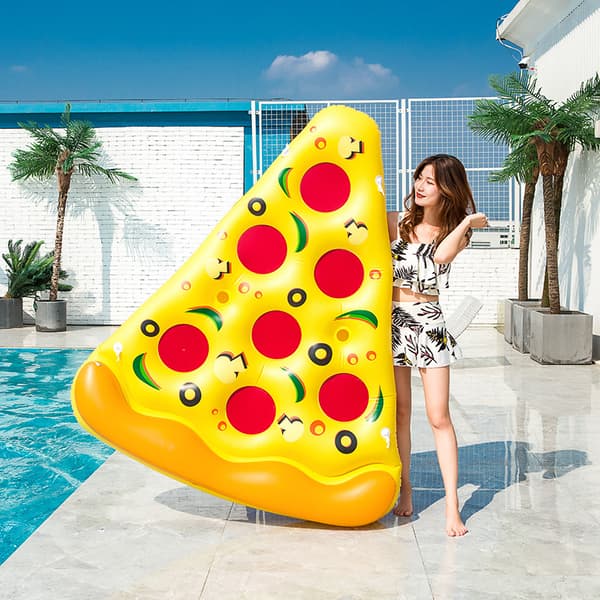 Pisa PVC Vattenpool Uppblåsbar Pool Float Fällbar Linjemodell Floa