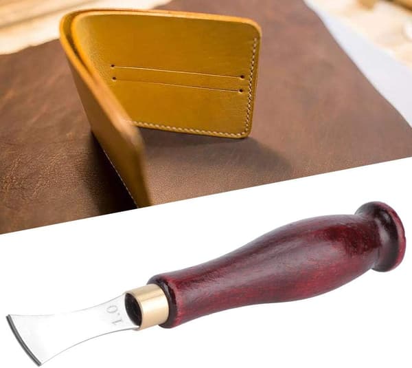 Læder Creaser Edge Creaser Værktøj Rustfrit Stål Edge Markering Til