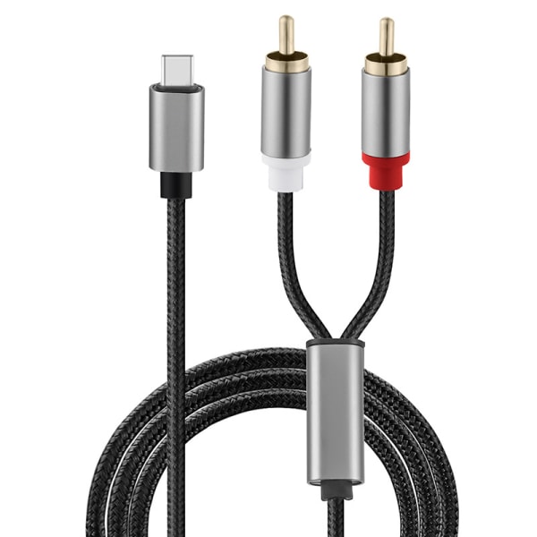 TPC til 2RCA Lotus-kabel Audiohøyttalerhøyttalerlydforsterker