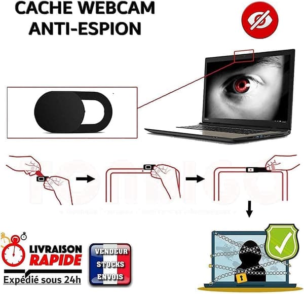 Anti-spion webkameradeksel [3 stk] Webkameradeksel for bærbar PC/Macbook Ai