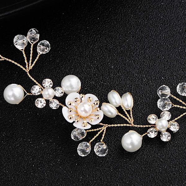 Brudkronan Bröllopshår Vine Rhinestone Hårtillbehör för