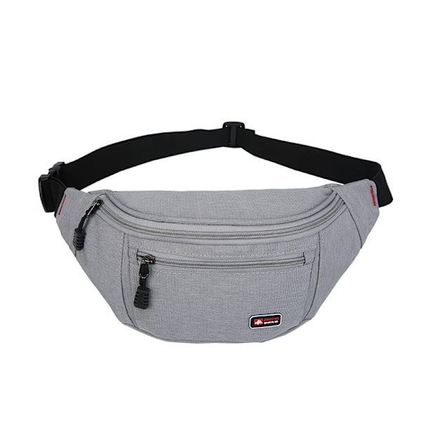 Fanny Pack miehille ja naisille vyölaukku laukku kuulokeliitännällä ja 3