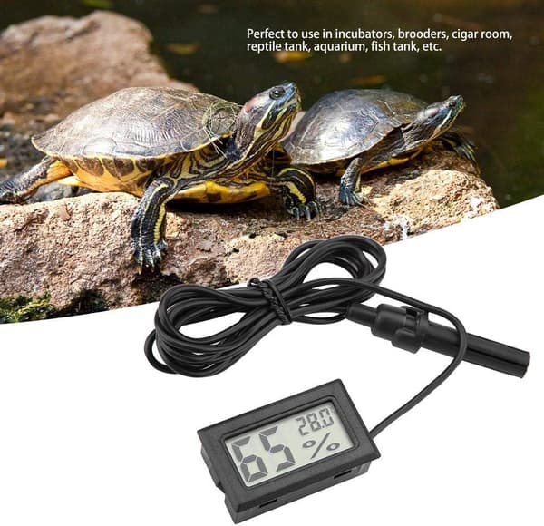 Mini Hygrometer Termometer, Indbygget LCD Digital Fugtighedsmåler