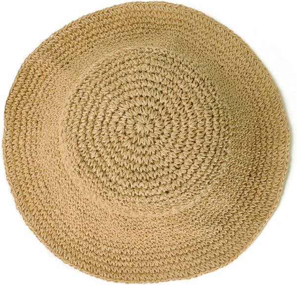 Dame Solhatter Bred Brede Sommer Strandhatt for Kvinner Foldbar Tra