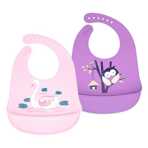 Baby Silikon Haklappar 2 Set (val)