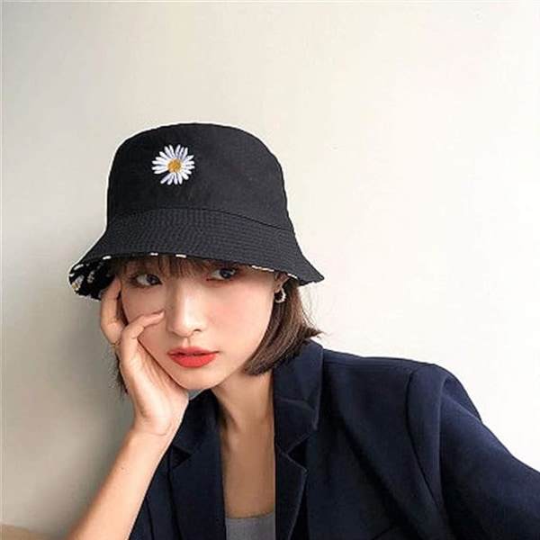 Dame Fiskerhat Solhat Visor Hatte Reversible Foldbar Spand