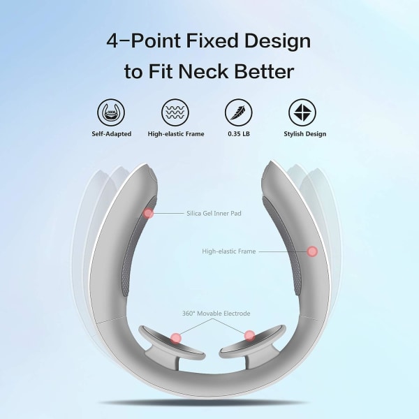 Cervical Massager - 6 Massasjemodus Nakke- og Skulderfysiotera