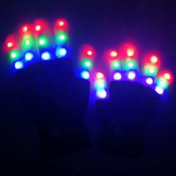 LED-handsker Børnefestival Handsker Lys Op Legetøj Lys Op Handsker