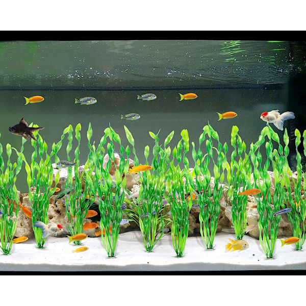 Kunstig Havgræs Vandplante til Akvarium, Plast Fisketank Pl