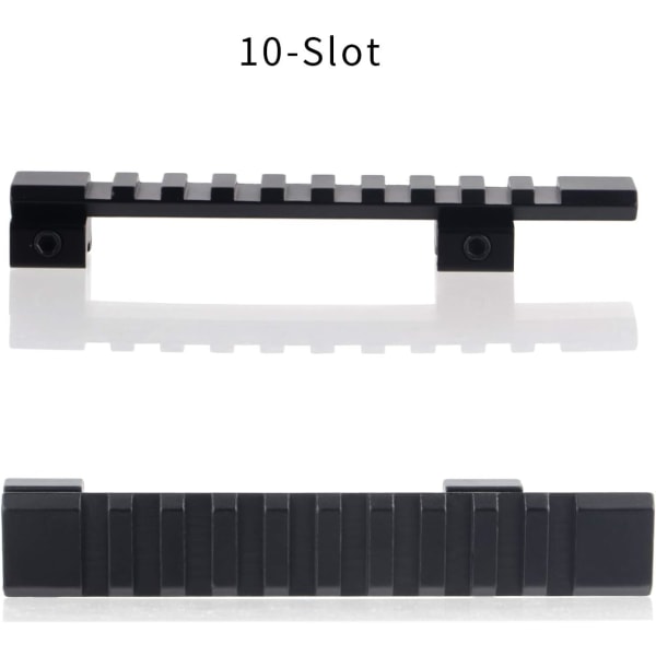 11mm til 20mm Weaver/Picatinny Rail Mount Base Adapter til Airsoft