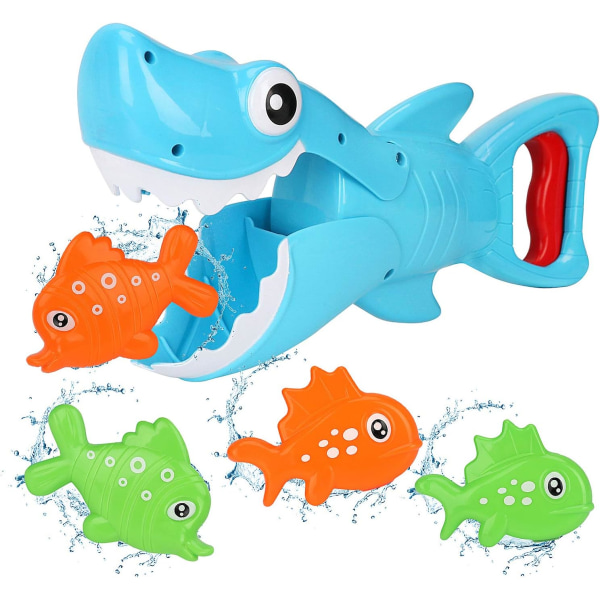 Baby badelegetøj, bruser Shark Legetøj med små fisk, Shark Water Ga