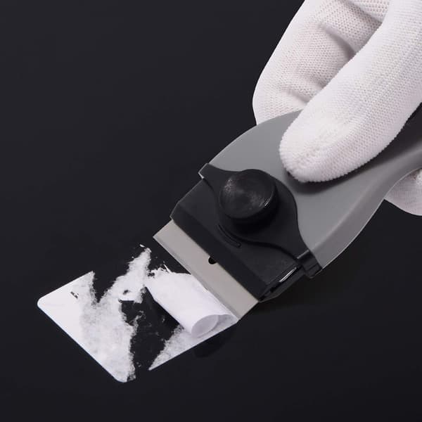 2 Razor Blade Scraper + 10 Stål Reserveblader for Glass Sto