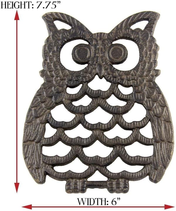 Iron Owl Värmeplatta Stor Uggla 1st