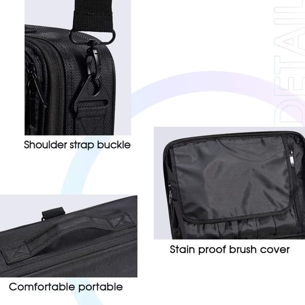 Makeup-väska Resväska Makeup Case Professionell Organizer Väska Kosmetisk