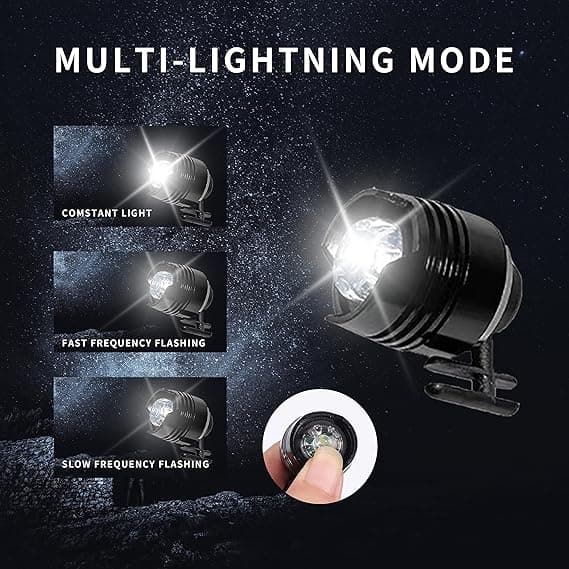 Krokodillehovedlys, 2 LED-krokodillelys, tretrinnsjustering
