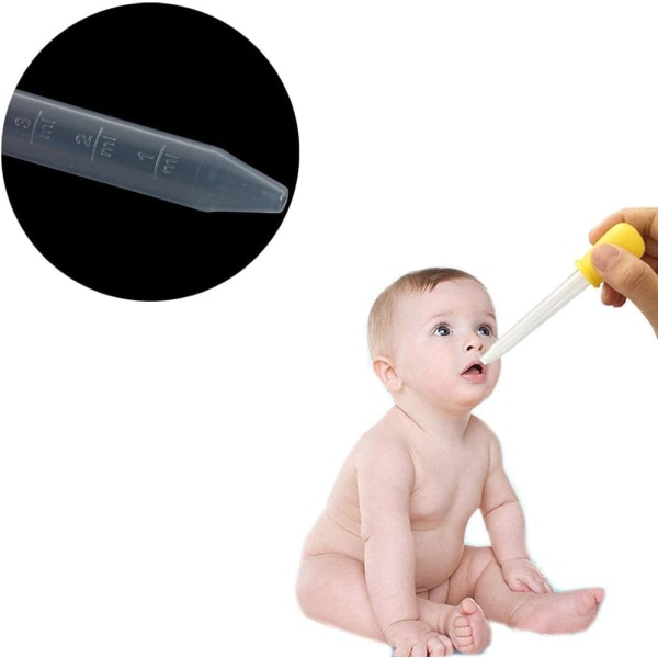 6 stk 5 ml matkvalitet silikon og plast dråpepipetter for Ca
