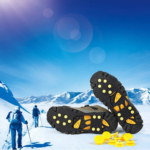 10 hammasta silikoniraput, liukuesteet kengänsuojat Snow Ten Nails O