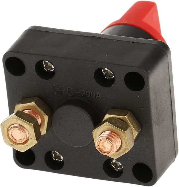 100Amp Batteri Master Disconnect Rotary Cut Off Isolator Switch f